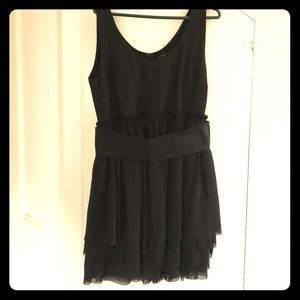 COS ballerina black dress